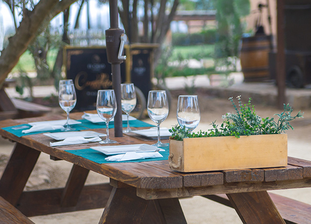 cocina al aire libre para evento corporativo