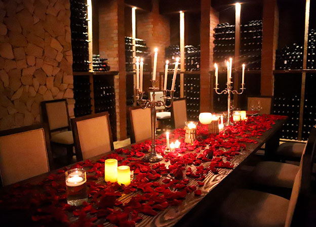 Enoteca, one of the best wineries for weddings at El Cielo