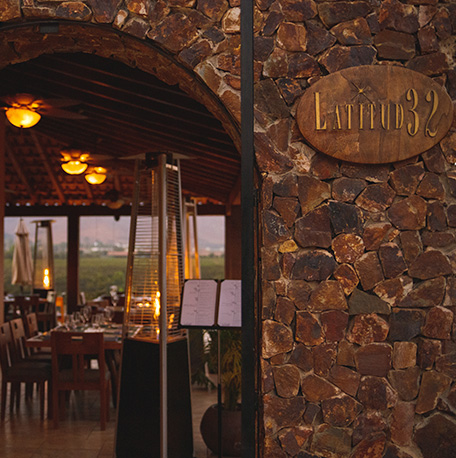 Fine dining at Latitud 32, part of the best hotels in Guadalupe Valley